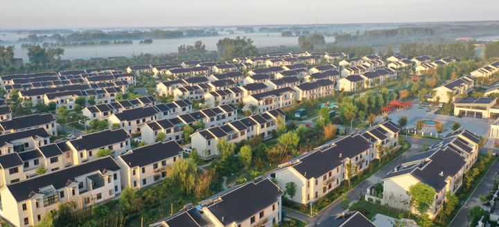 洪澤區(qū)：農(nóng)房改善秋景如畫