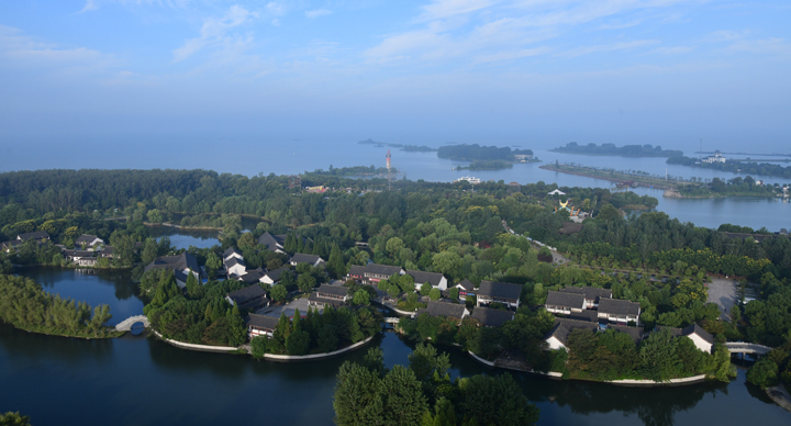 洪澤湖古堰景區(qū)景美如畫