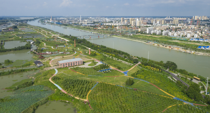 洪澤區(qū)“百里畫廊”展新顏